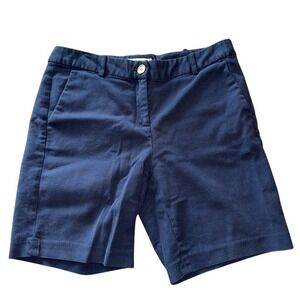Michael Kors Women's Chino Shorts Size 8 Navy Blue Casual‎ Classic Fit